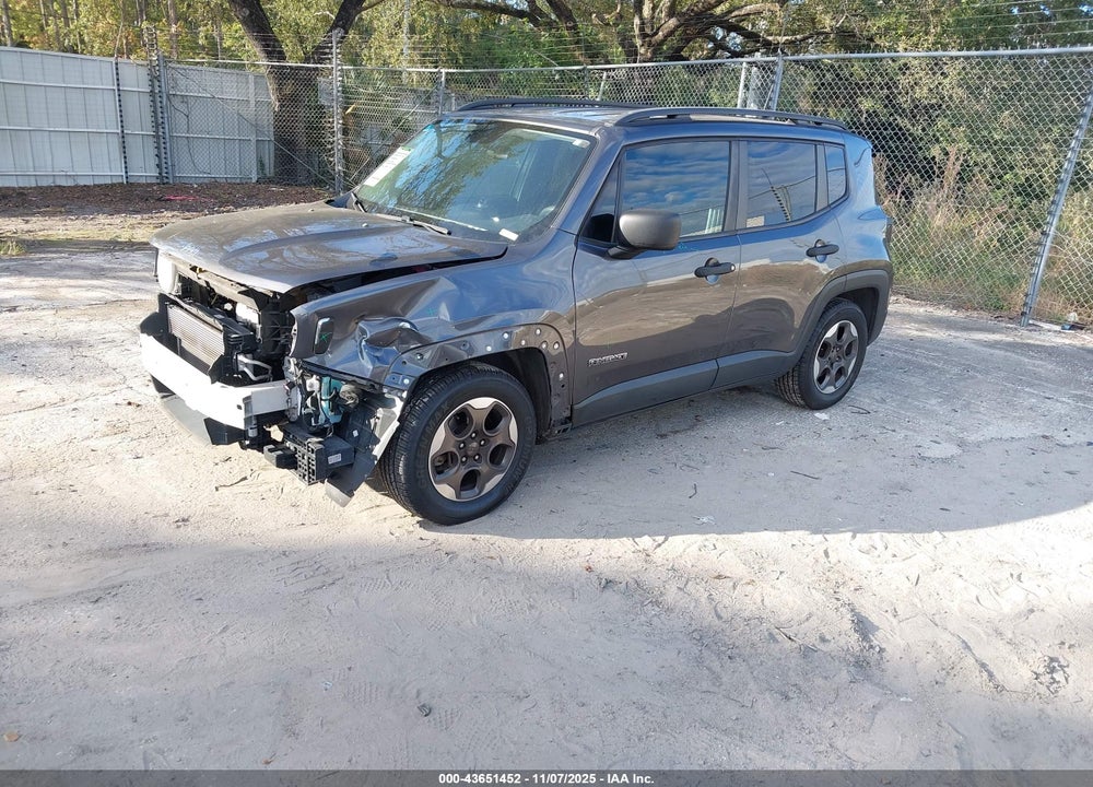 2017 JEEP RENEGADE SPORT FWD VIN: ZACCJAAB3HPG17432