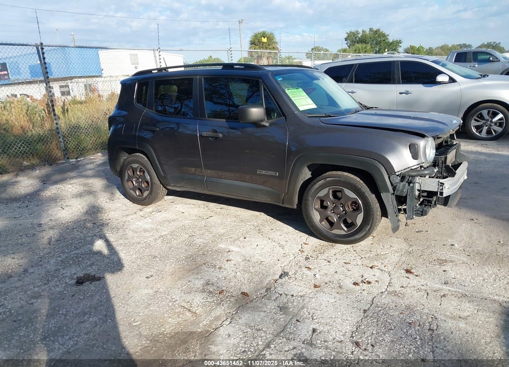 2017 JEEP RENEGADE SPORT FWD VIN: ZACCJAAB3HPG17432