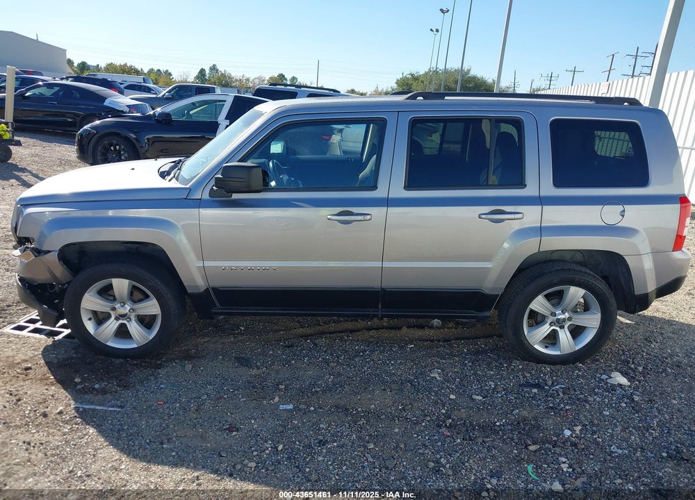 2017 JEEP PATRIOT LATITUDE FWD VIN: 1C4NJPFA5HD161475