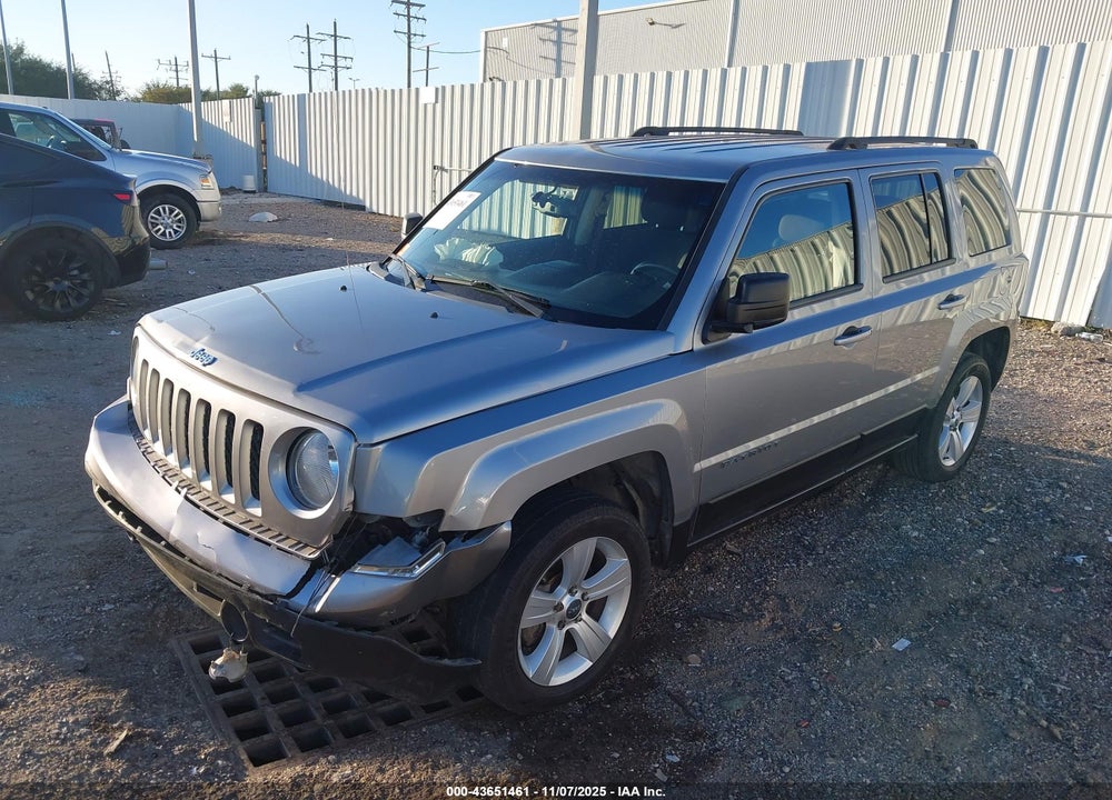 2017 JEEP PATRIOT LATITUDE FWD VIN: 1C4NJPFA5HD161475