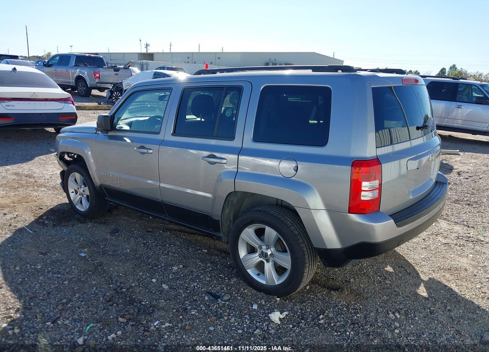 2017 JEEP PATRIOT LATITUDE FWD VIN: 1C4NJPFA5HD161475