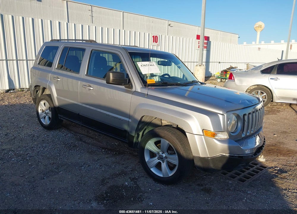 2017 JEEP PATRIOT LATITUDE FWD VIN: 1C4NJPFA5HD161475