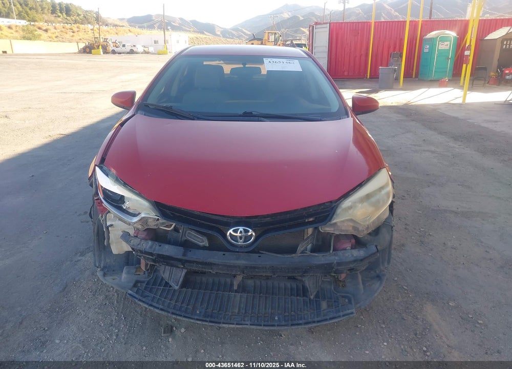 2014 TOYOTA COROLLA LE VIN: 5YFBURHE9EP061863