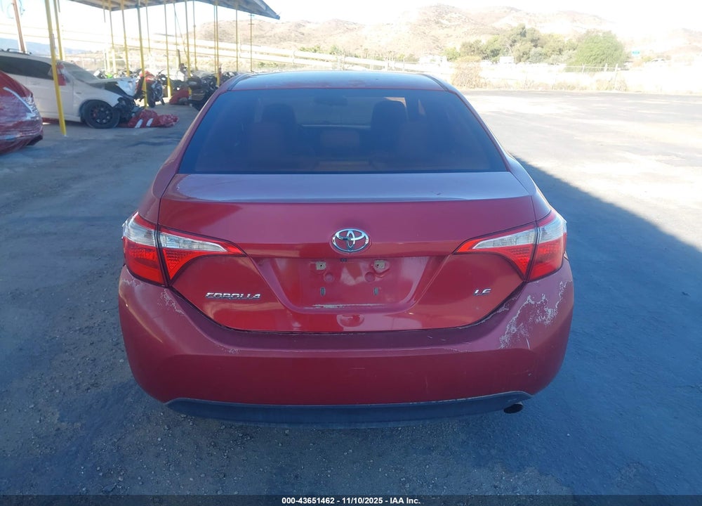2014 TOYOTA COROLLA LE VIN: 5YFBURHE9EP061863