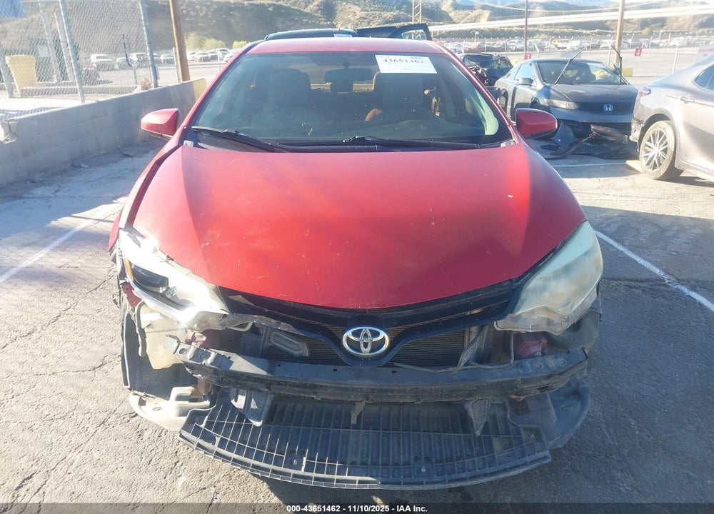 2014 TOYOTA COROLLA LE VIN: 5YFBURHE9EP061863