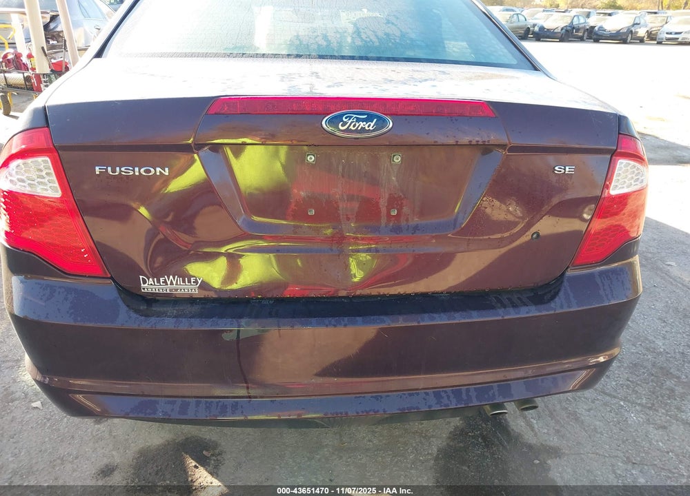 2011 FORD FUSION SE VIN: 3FAHP0HA6BR284559