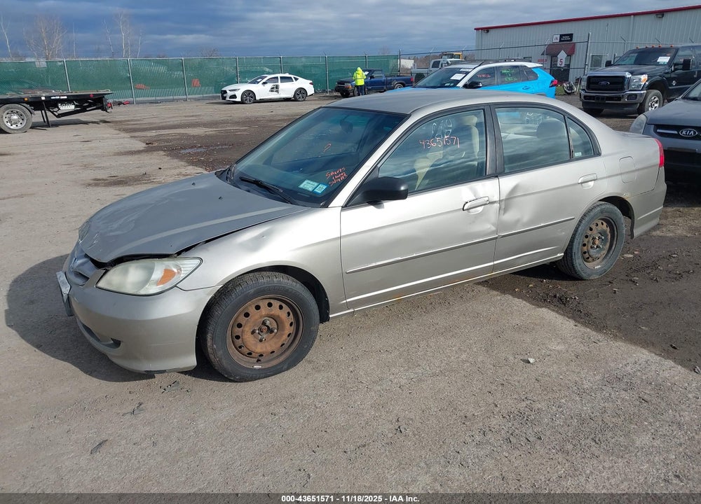 2004 HONDA CIVIC LX VIN: 2HGES16554H639745