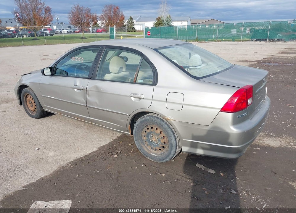 2004 HONDA CIVIC LX VIN: 2HGES16554H639745