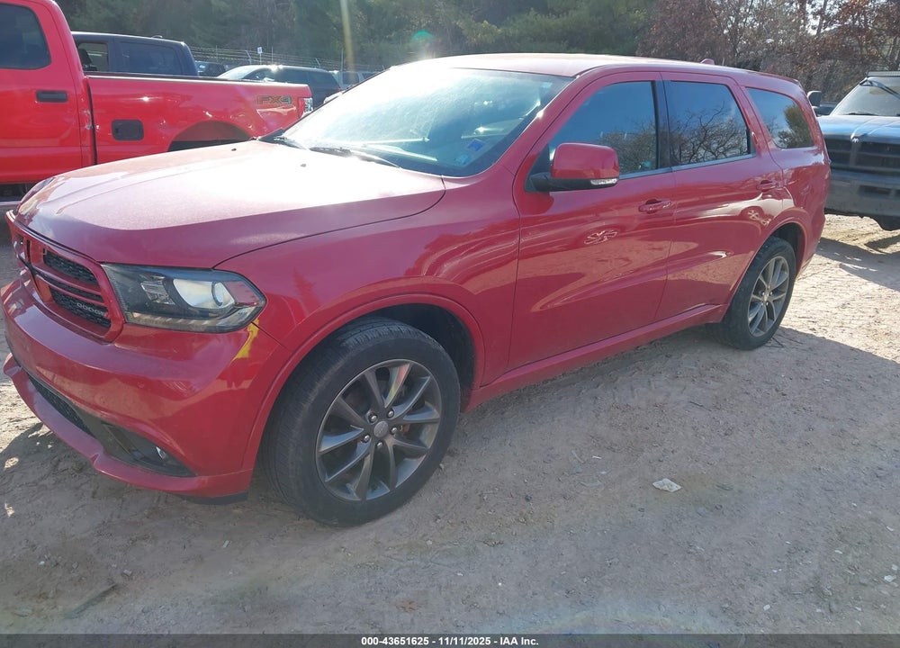 2018 DODGE DURANGO VIN: 1C4RDJDG4JC395423