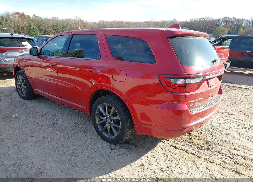 2018 DODGE DURANGO VIN: 1C4RDJDG4JC395423