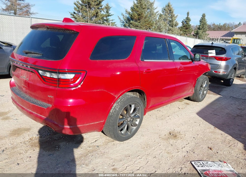 2018 DODGE DURANGO VIN: 1C4RDJDG4JC395423