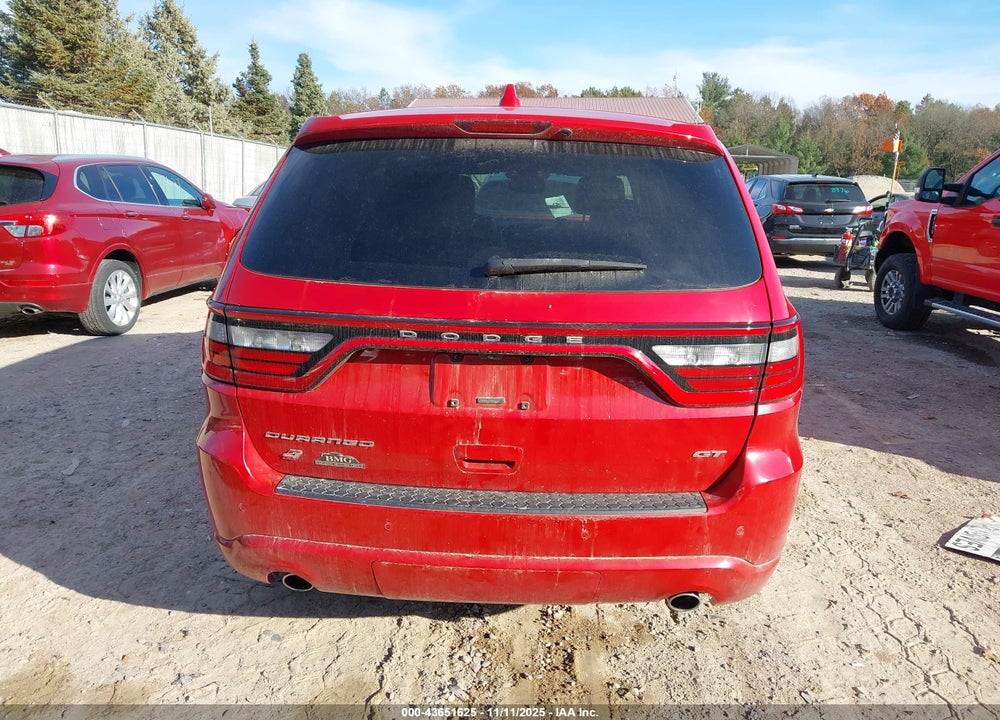 2018 DODGE DURANGO VIN: 1C4RDJDG4JC395423