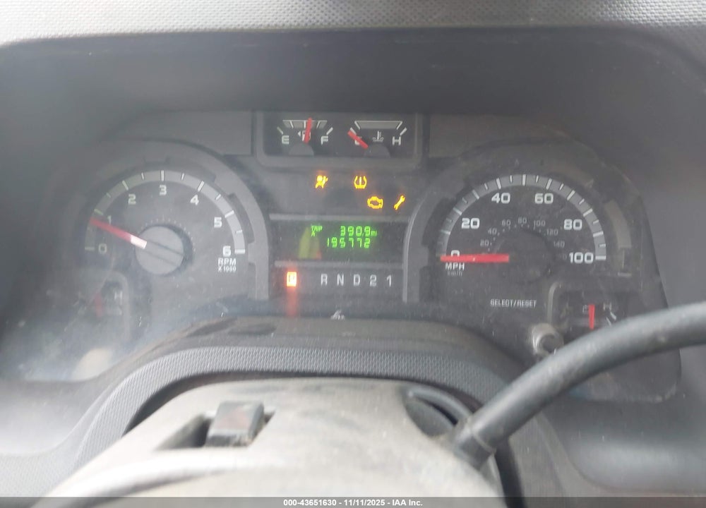 2009 FORD E-250 COMMERCIAL/RECREATIONAL VIN: 1FTNE24W19DA33791