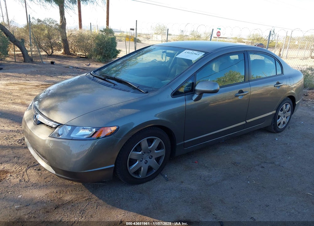 2007 HONDA CIVIC LX VIN: 1HGFA16567L130326
