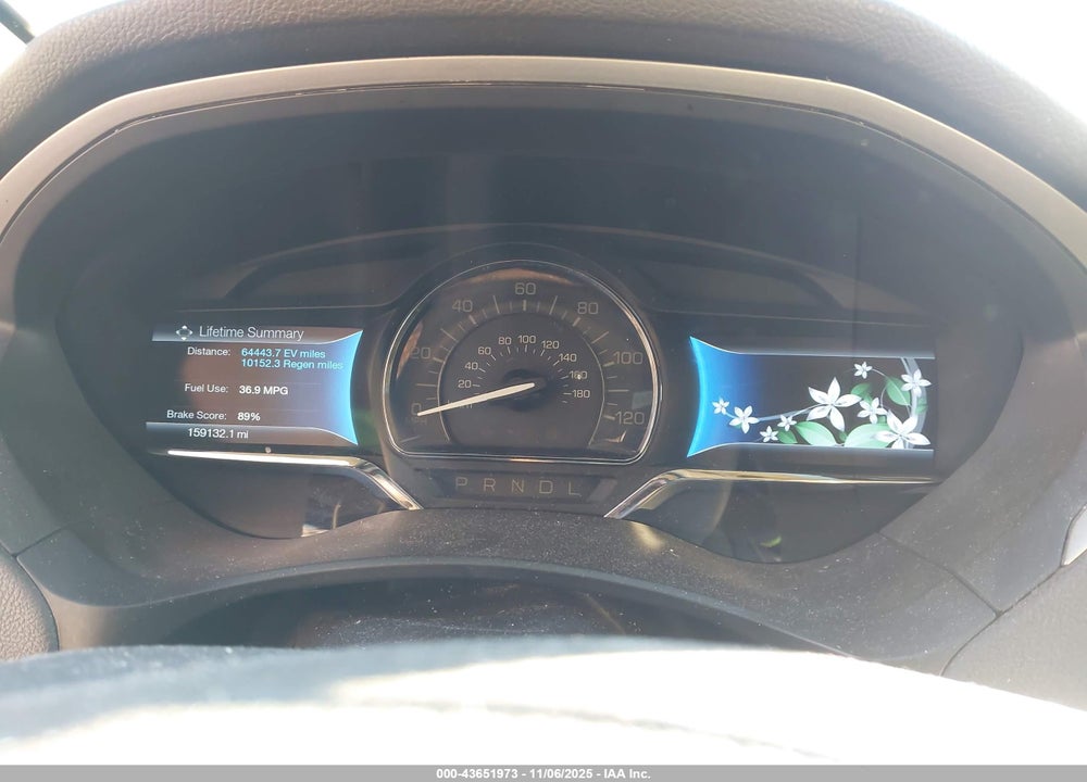 2013 LINCOLN MKZ VIN: 3LN6L2LU6DR825327