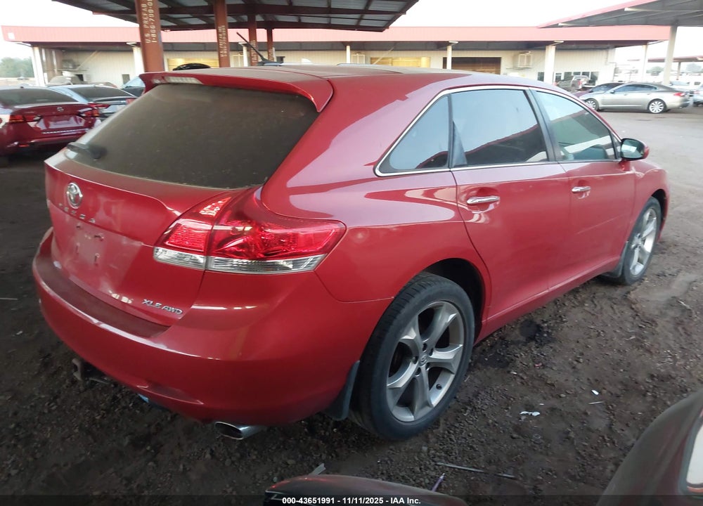 2012 TOYOTA VENZA XLE V6 VIN: 4T3BK3BB5CU066580