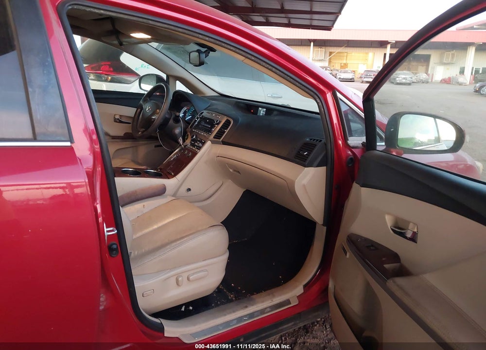 2012 TOYOTA VENZA XLE V6 VIN: 4T3BK3BB5CU066580