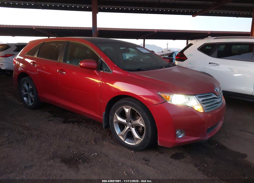 2012 TOYOTA VENZA XLE V6 VIN: 4T3BK3BB5CU066580