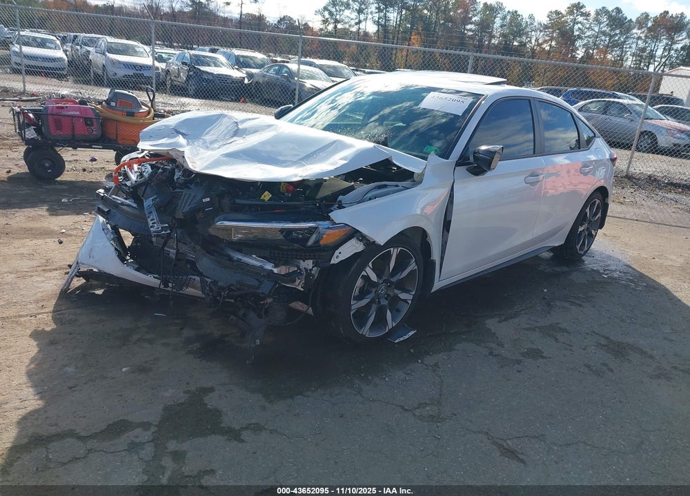 2025 HONDA CIVIC  HYBRID SPORT TOURING VIN: 19XFL4H99SE003131