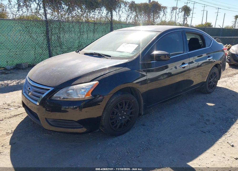 2014 NISSAN SENTRA SV VIN: 3N1AB7AP8EY323957
