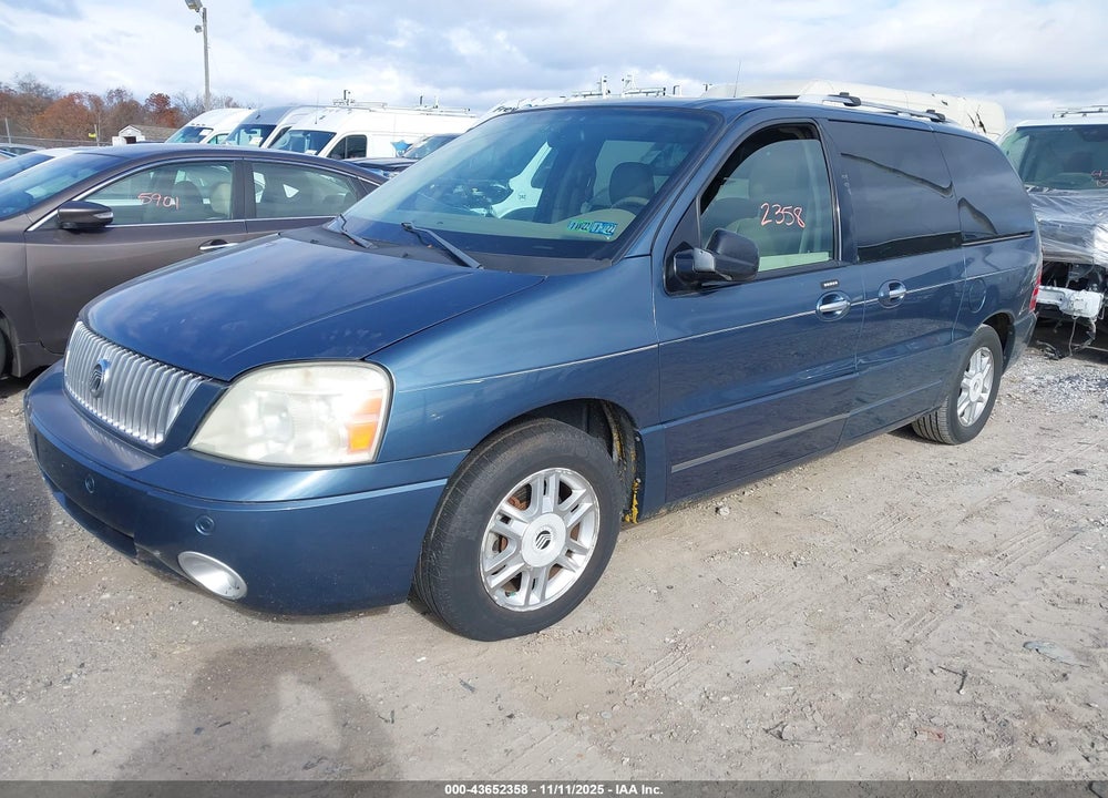 2004 MERCURY MONTEREY VIN: 2MRDA20244BJ12250