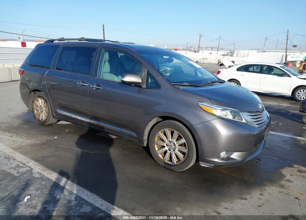2015 TOYOTA SIENNA LIMITED PREMIUM 7 PASSENGER VIN: 5TDYK3DC9FS662992