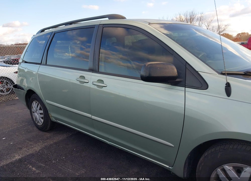 2008 TOYOTA SIENNA CE VIN: 5TDZK23C18S143504
