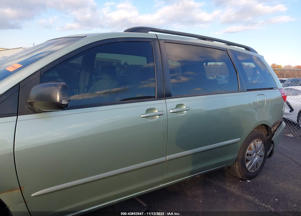 2008 TOYOTA SIENNA CE VIN: 5TDZK23C18S143504