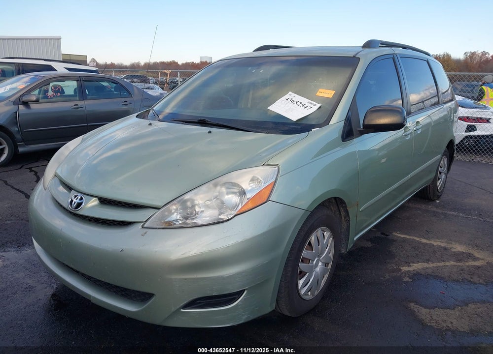 2008 TOYOTA SIENNA CE VIN: 5TDZK23C18S143504