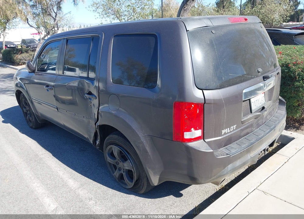2013 HONDA PILOT EX VIN: 5FNYF3H47DB006878