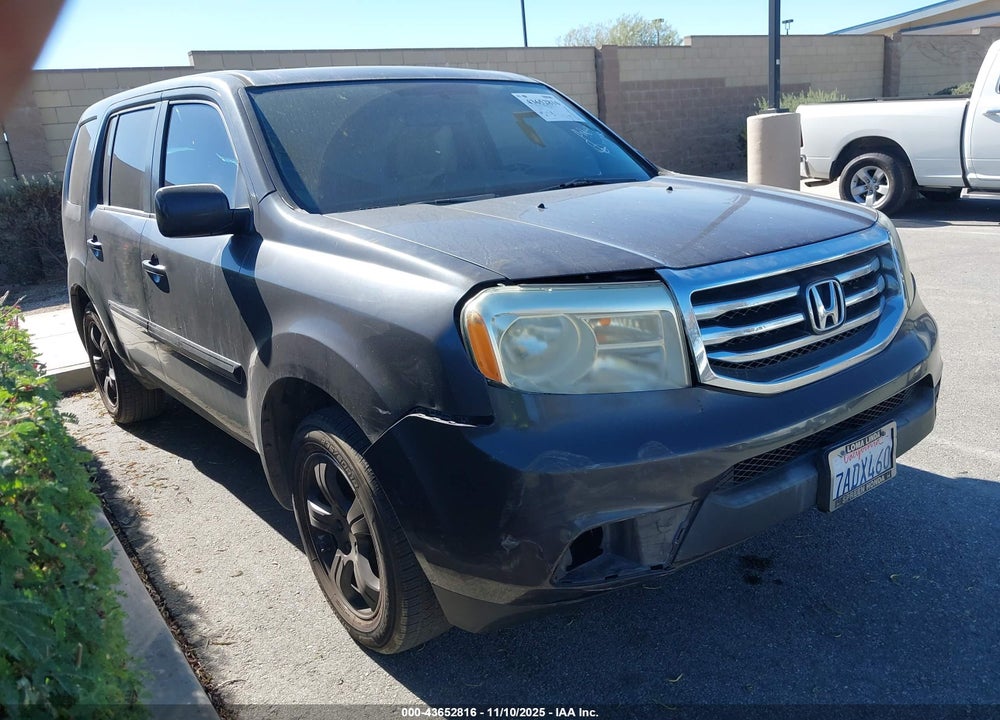2013 HONDA PILOT EX VIN: 5FNYF3H47DB006878