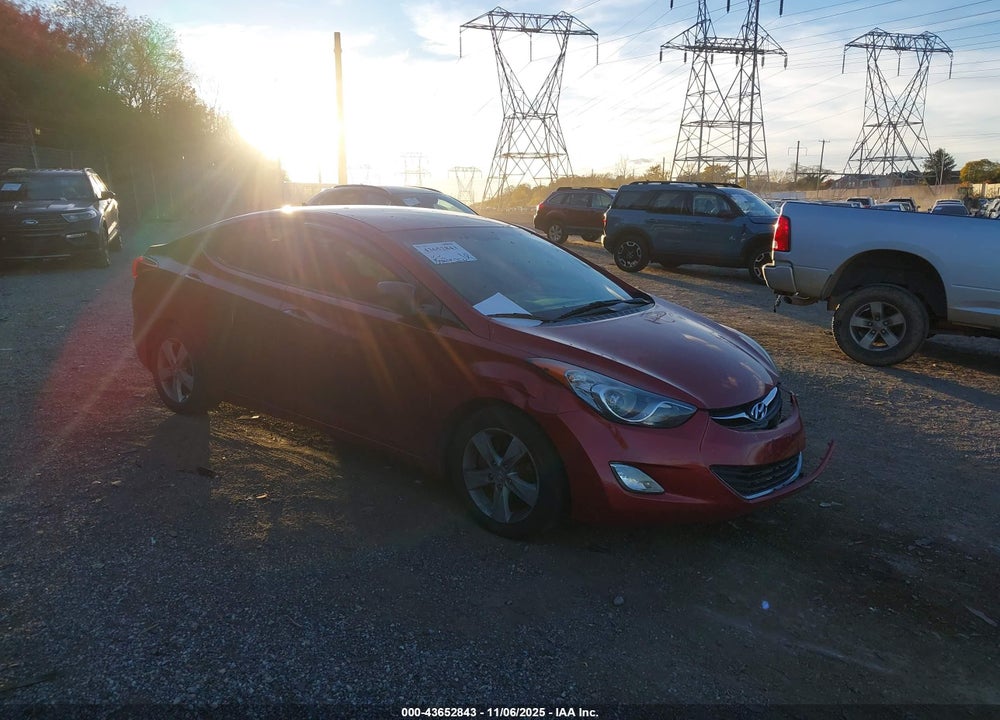 2011 HYUNDAI ELANTRA GLS (ULSAN PLANT) VIN: KMHDH4AE4BU141804
