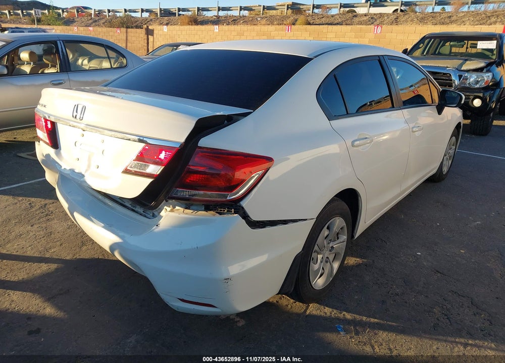 2015 HONDA CIVIC LX VIN: 19XFB2F5XFE250901