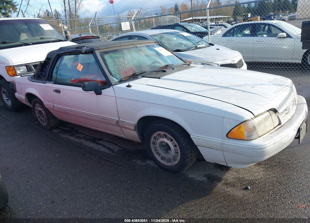 1992 FORD MUSTANG LX VIN: 1FACP44M1NF123345