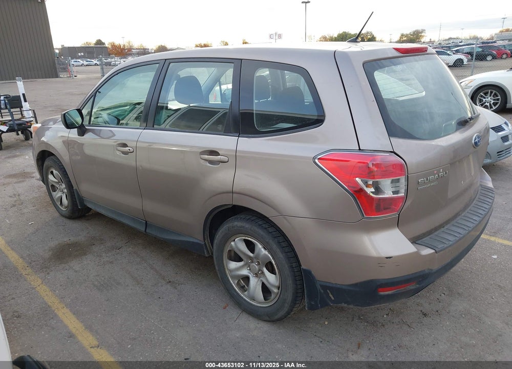 2014 SUBARU FORESTER 2.5I VIN: JF2SJAACXEG518606