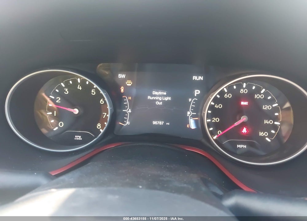 2018 JEEP COMPASS TRAILHAWK 4X4 VIN: 3C4NJDDB8JT192617