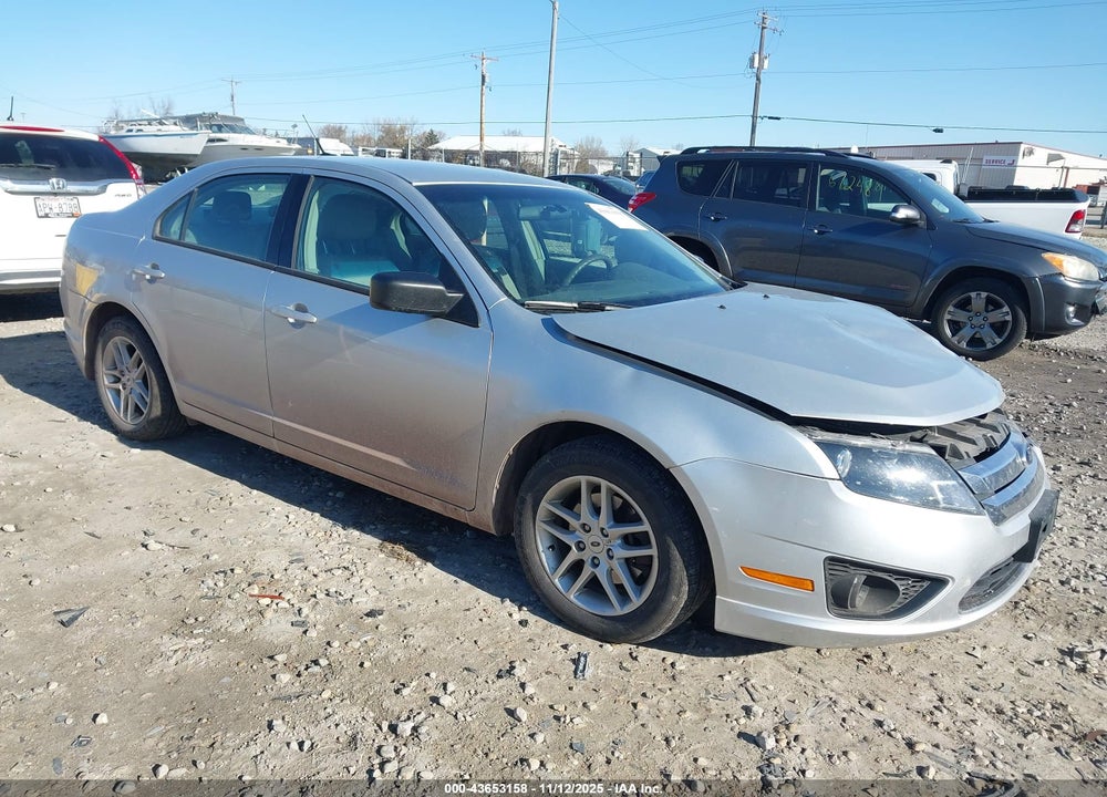 2012 FORD FUSION S VIN: 3FAHP0GA1CR295939