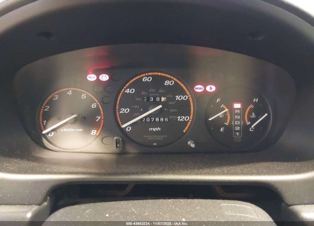 2000 HONDA CR-V EX VIN: JHLRD1861YC005053
