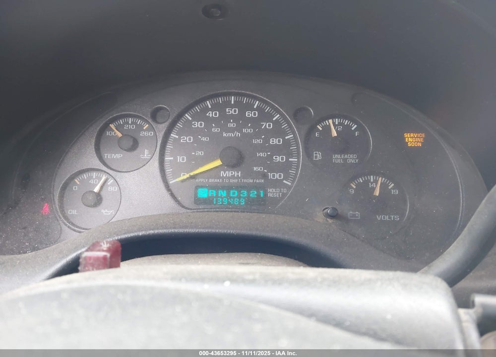 1999 CHEVROLET S-10 LS VIN: 1GCCS1443XK138575