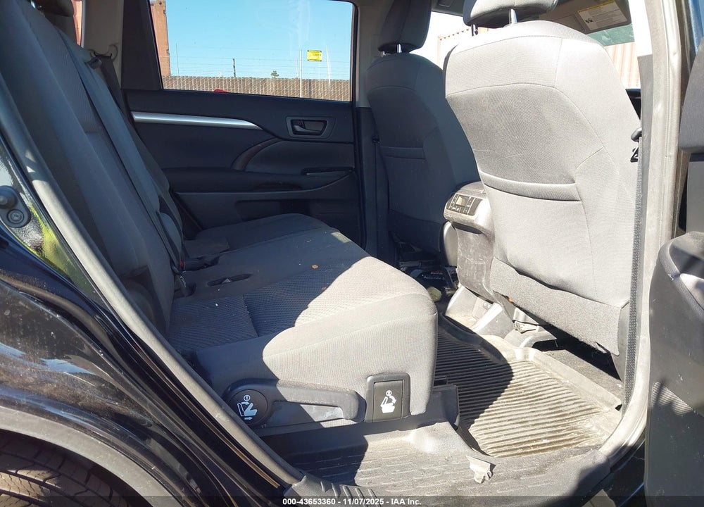 2017 TOYOTA HIGHLANDER LE VIN: 5TDZZRFH3HS214519