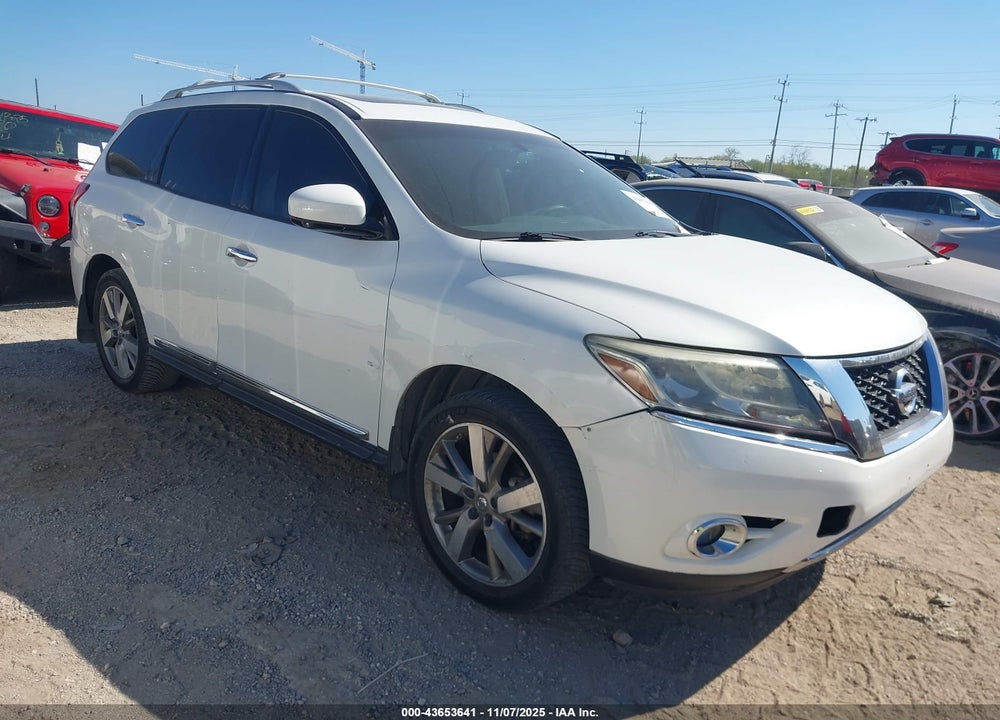 2014 NISSAN PATHFINDER PLATINUM VIN: 5N1AR2MN6EC686543