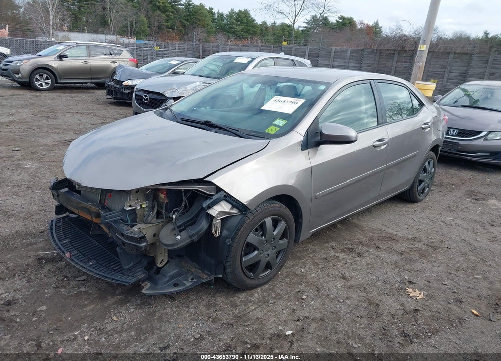 2014 TOYOTA COROLLA LE VIN: 5YFBURHE1EP119707