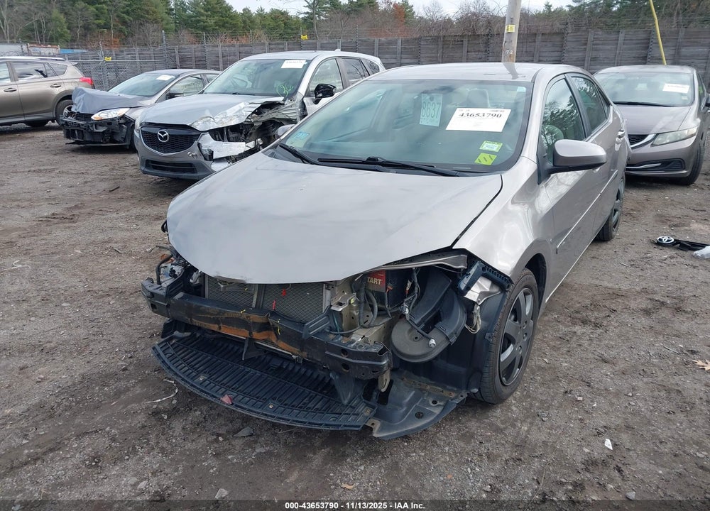 2014 TOYOTA COROLLA LE VIN: 5YFBURHE1EP119707