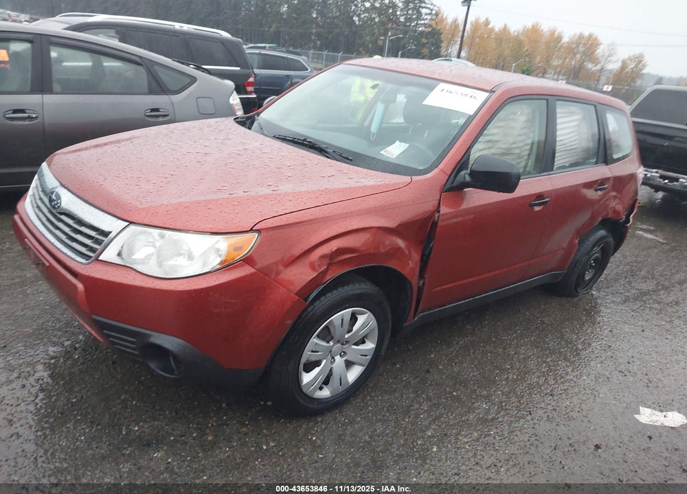2010 SUBARU FORESTER 2.5X VIN: JF2SH6AC9AH759750