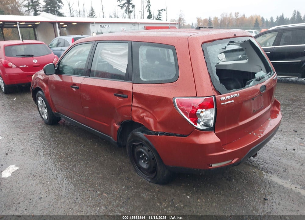 2010 SUBARU FORESTER 2.5X VIN: JF2SH6AC9AH759750