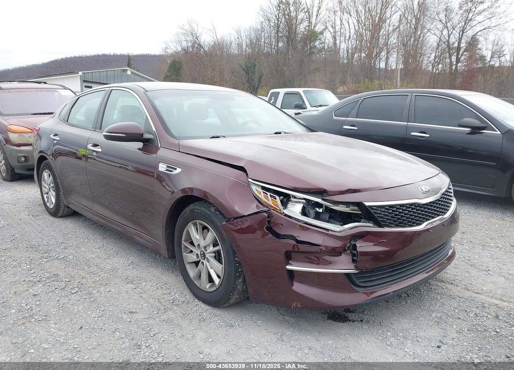 2016 KIA OPTIMA LX VIN: 5XXGT4L36GG108117