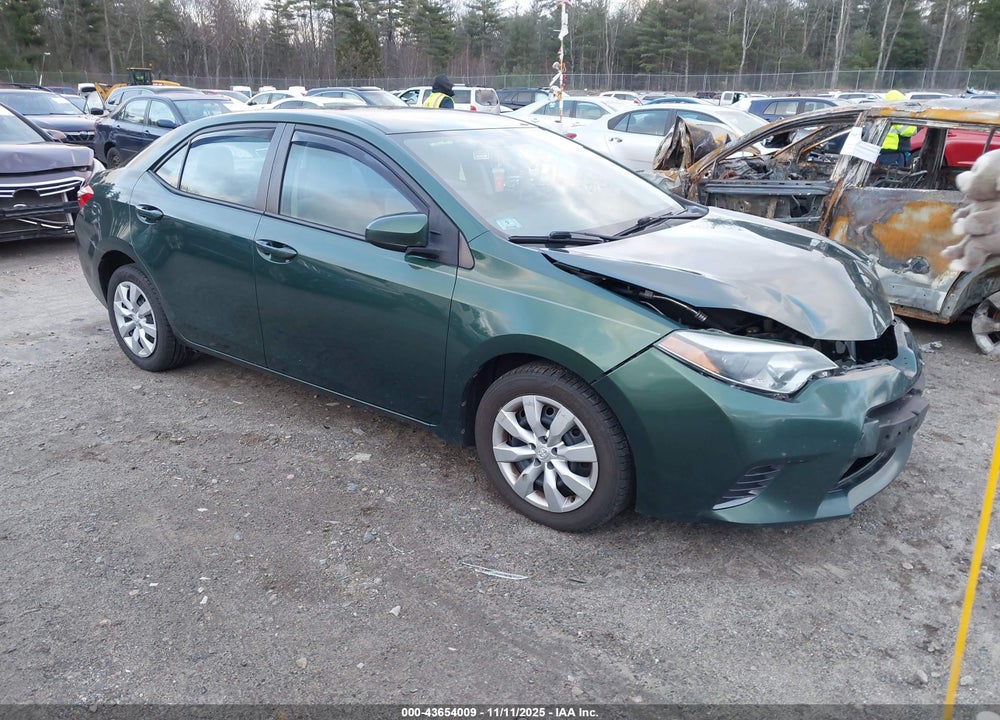 2015 TOYOTA COROLLA LE VIN: 2T1BURHE9FC322281