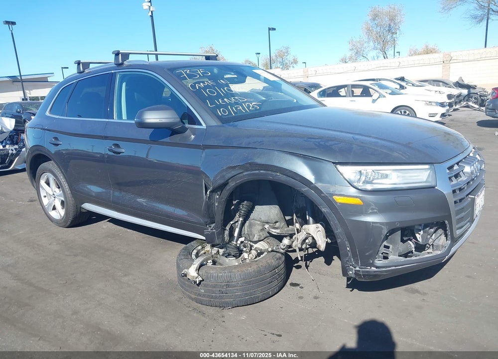 2020 AUDI Q5 PREMIUM 45 TFSI QUATTRO S TRONIC VIN: WA1ANAFY6L2027375