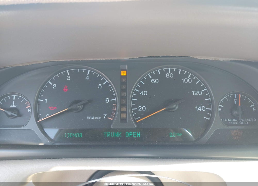 1998 CADILLAC ELDORADO STANDARD VIN: 1G6EL12Y6WU615582