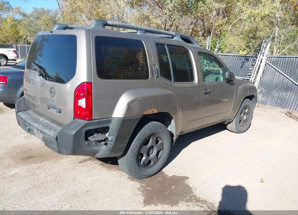 2007 NISSAN XTERRA S VIN: 5N1AN08W17C520453